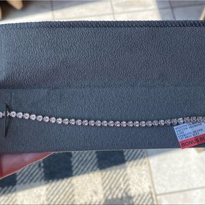 1/2 CTTW Diamond bracelet - sterling silver - 7.5”